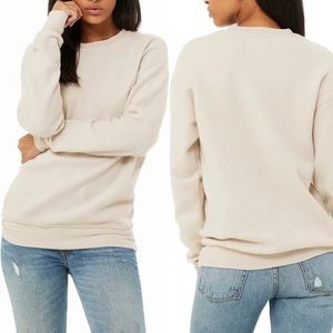 Soft Beige Crewneck Sweater